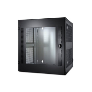 APC AR100 NetShelter WX 13U with Threaded Hole Vertical Mounting Rail, Glass Front Door, Black Price in Dubai UAE