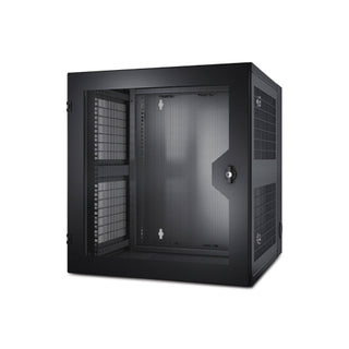 APC AR100HD NetShelter WX 13U with Threaded Hole Vertical Mounting Rail, Vented Front Door, Black Price in Dubai UAE