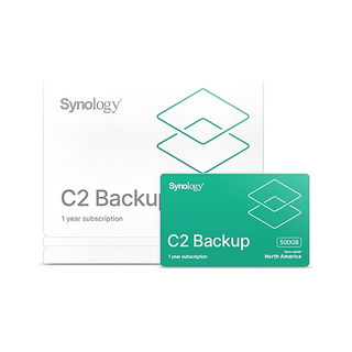 Synology C2-BACKUP500G-1Y-APAC-VIRTUAL Cloud Backup License: 500GB 1 Year