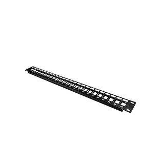 DME PROLINK D0443-241SHFULBK CAT6A 24-Port Shielded Unloaded Patch Panel (1U, Black) Price in Dubai UAE