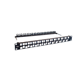 DME PROLINK D0443-241UNFULBK CAT6A 24-Port Staggered Unshielded Unloaded Patch Panel (1U) Price in Dubai UAE