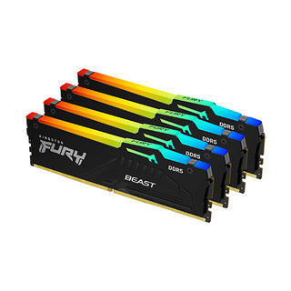 Kingston KF560C40BBAK4-64 DRAM 64GB 6000MT/s DDR5 CL40 DIMM (Kit of 4) FURY Beast RGB XMP Price in Dubai UAE