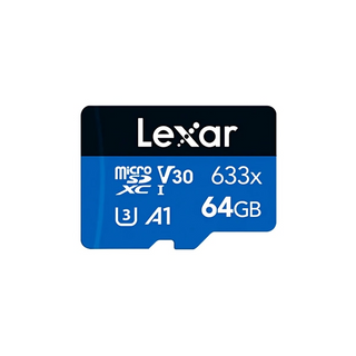 Lexar LMS0633064G-BNNNG 633x microSDXC 64GB – UHS-I, C10, A1, V30, U3, up to 100MB/s Read, 45MB/s Write Price in Dubai UAE