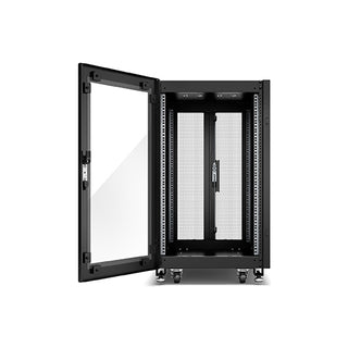 APC NR6882-G GO Rack 600 mm × 18U × 800 mm, Glass Door, with Roof, Sides, Castors, and Feet Price in Dubai UAE