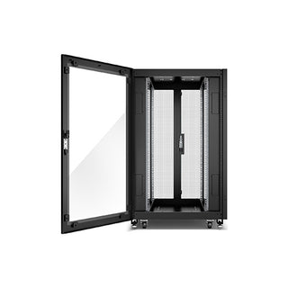 APC NR8402-G GO 24U Rack Cabinet 800mm x 1000mm with Glass Door, Roof, Side Panels, Castors & Leveling Feet Price in Dubai UAE
