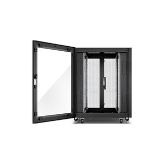 APC NR8802-G GO 18U Rack Cabinet 800mm x 1000mm with Glass Door, Roof, Side Panels, Castors & Leveling Feet Price in Dubai UAE