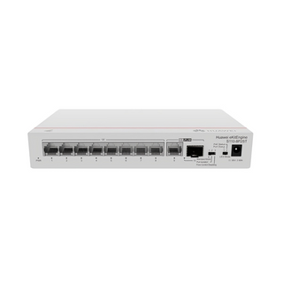 Huawei S110-8P2ST Unmanaged Gigabit Ethernet Switch – 8×10/100/1000BASE-T PoE+ Ports (124W), 1×GE SFP Port, 1×GE Electrical Port, Fanless, AC Power Adapter Included Price in Dubai UAE