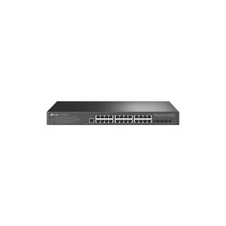 Tp-link SG3428X-UPS JetStream 24-Port Gigabit L2+ Managed Switch with 4 10GE SFP+ Slots and UPS Power Supply Price in Dubai UAE